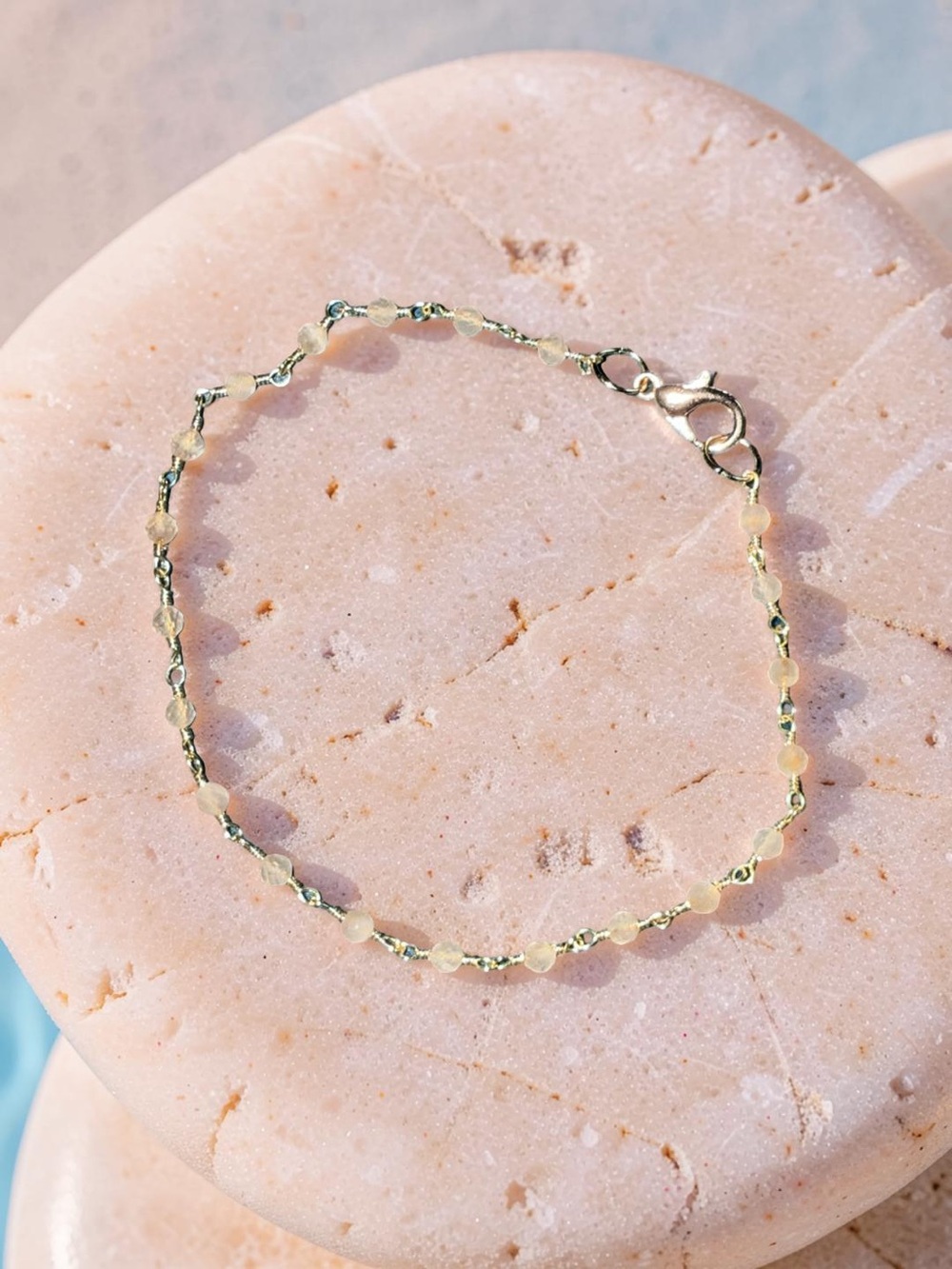 7.5” Monalisa Sunstone Bracelet 🌞